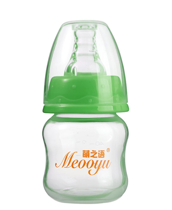 萌之语婴童哺喂用品pp婴儿果汁奶瓶60ml绿色代理,样品编号:67738