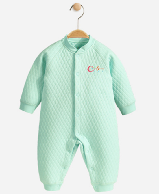 高亿婴儿服饰中开纽扣式连体衣代理,样品编号:66690