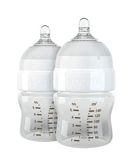 yoomi婴童哺喂用品140ml新生婴儿奶瓶两个装代理,样品编号:67265
