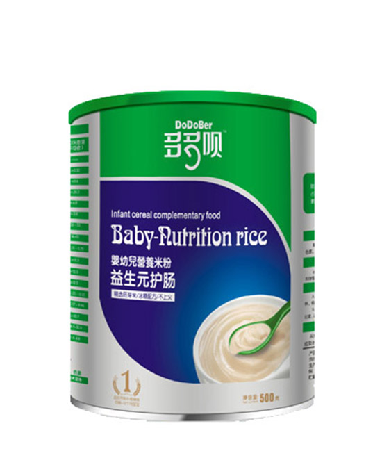 谷佳艾辅食益生元护肠婴幼儿营养米粉500克代理,样品编号:77048