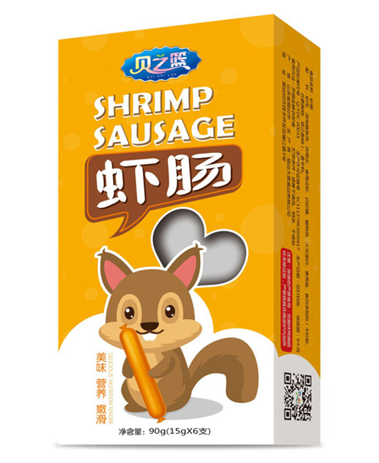 贝之蓝营养辅食虾肠代理,样品编号:77065