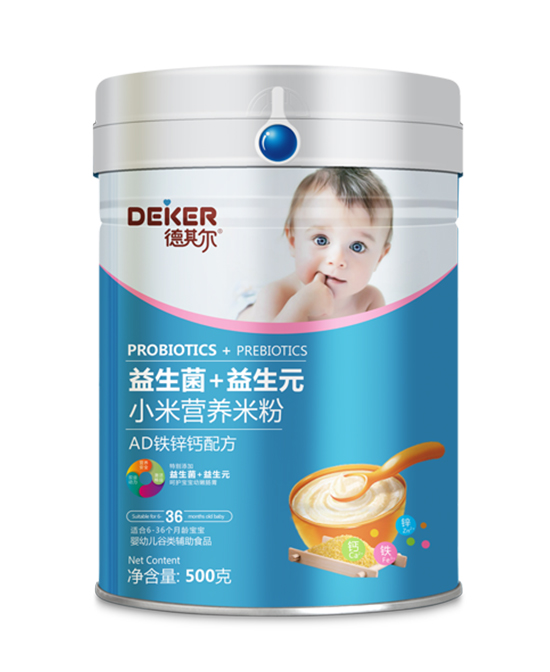 德其尔500克双益小米营养米粉ad铁锌钙配方