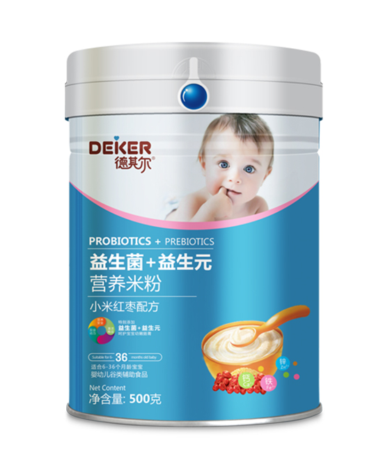 德其尔婴童辅食500克双益营养米粉小米红枣配方代理,样品编号:68054
