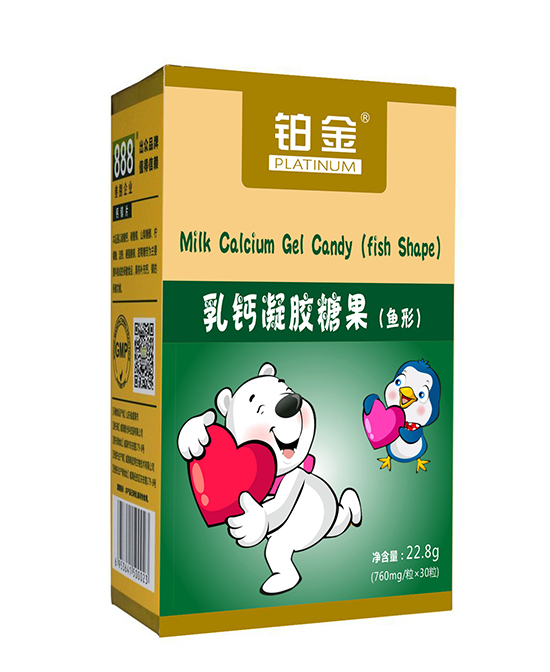 888叁捌企业母婴营养品乳钙凝胶糖果代理,样品编号:70308