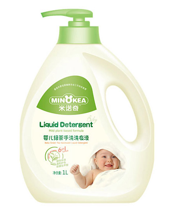 米诺奇婴儿绿茶手洗洗衣液1L