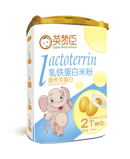 跳跳兔婴童辅食乳铁蛋白米粉乳铁蛋白米粉2段代理,样品编号:70106