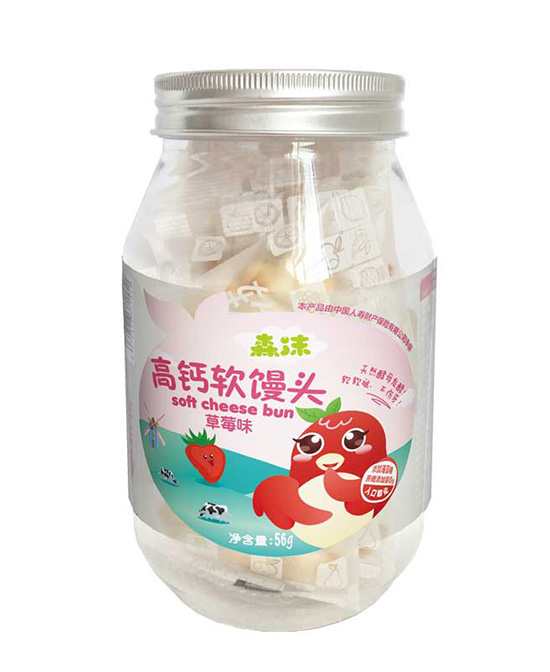 森沫婴幼儿零食高钙软馒头（草莓味）代理,样品编号:71733