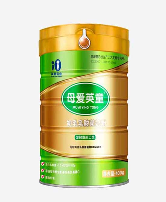 麒米优选母爱英童初乳乳酸菌牛奶400/听装