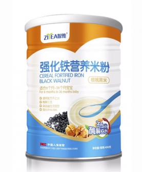 强化铁核桃黑米营养米粉