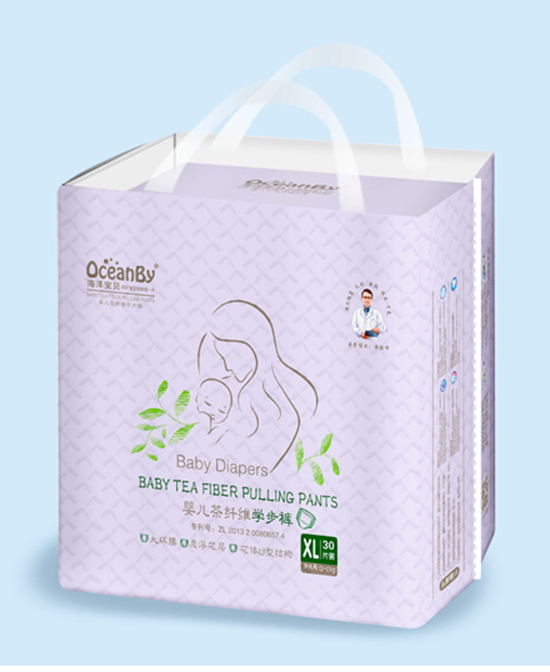 海洋宝贝纸尿裤婴儿茶纤维学步裤XL20片-小包代理,样品编号:73211