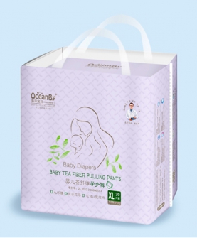 婴儿茶纤维学步裤XL20片-小包
