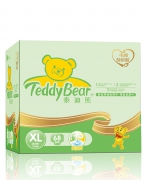 泰迪熊绿色呵护纸尿片XL