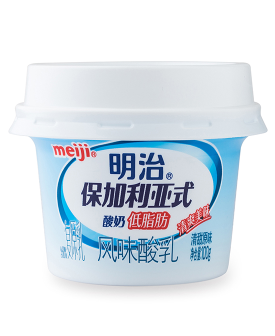 明治酸奶保加利亚式低脂肪风味酸乳(清甜原味)100g代理,样品编号:72259