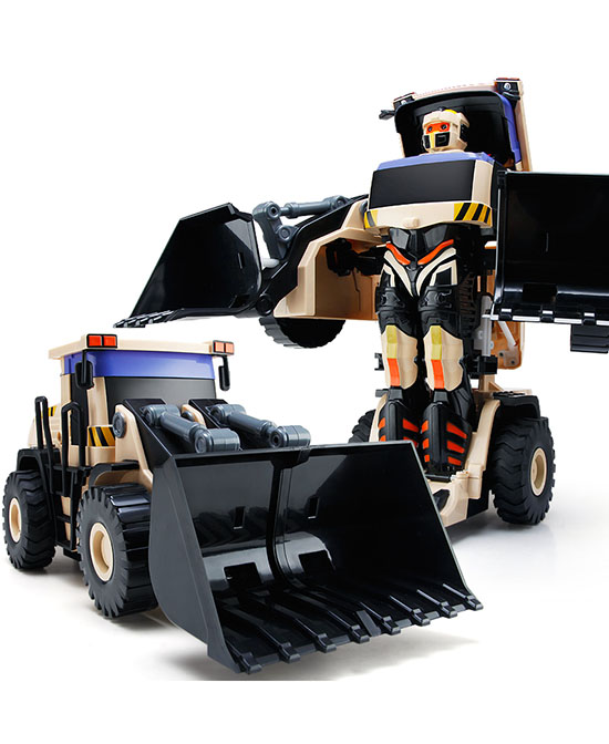 佳奇玩具遥控变形铲车狂暴钢爪压路机代理,样品编号:72865
