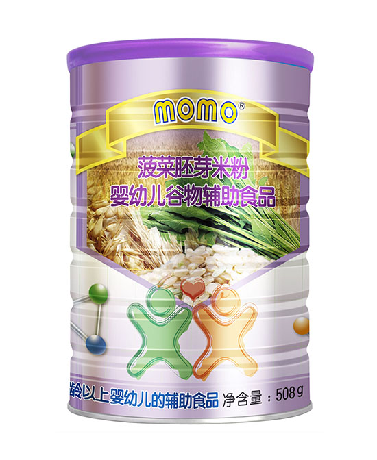 momo菠菜胚芽米粉