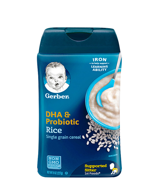 嘉宝添加DHA大米1段营养米粉
