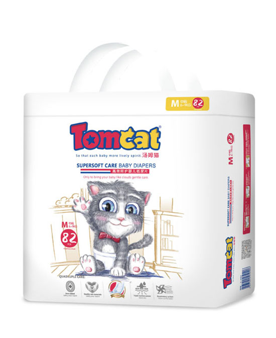 汤姆猫纸尿裤高效呵护婴儿纸尿片M82代理,样品编号:73599