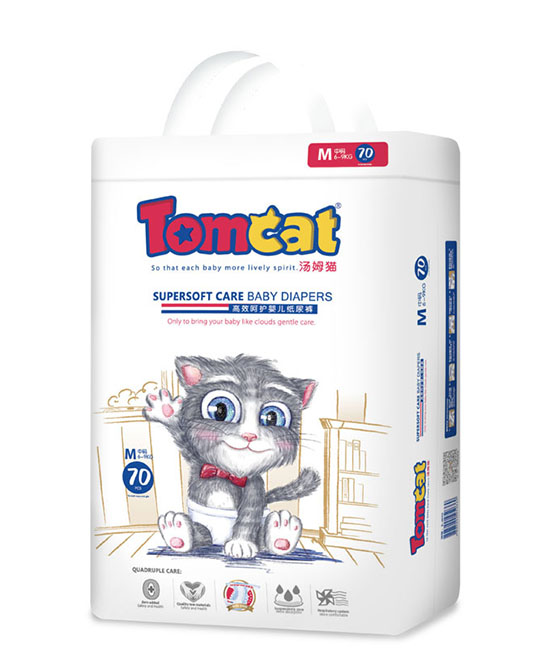 汤姆猫高效呵护婴儿纸尿裤M70