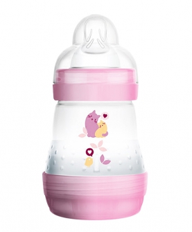 婴儿防胀气宝宝硅胶扁嘴宽口奶瓶