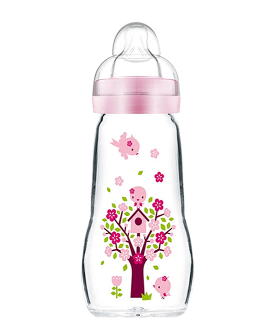 MAM奶瓶晶彩耐温玻璃宝宝奶瓶代理,样品编号:73671