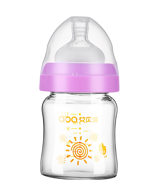 艾贝琪奶瓶宝宝防胀气防呛迷你玻璃喝水奶瓶代理,样品编号:73702