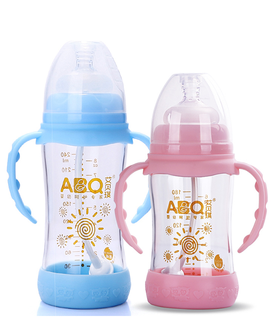 艾贝琪奶瓶宽口径宝宝玻璃奶瓶代理,样品编号:73703