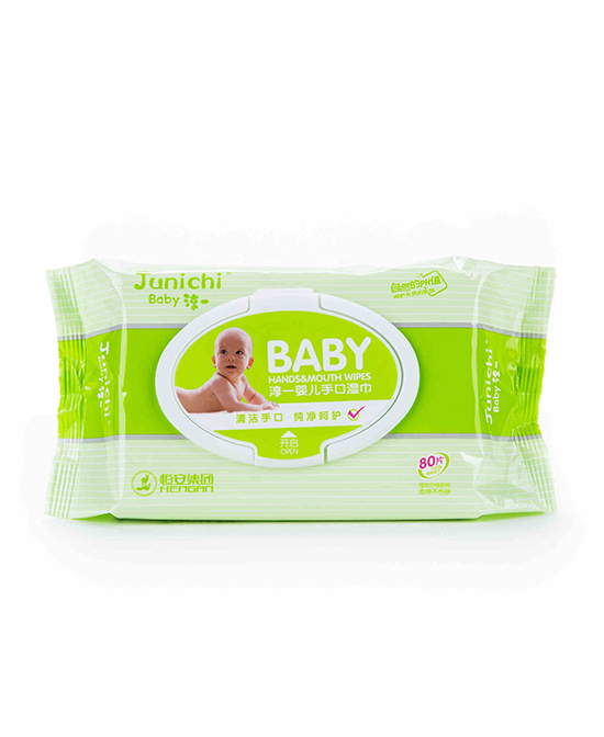 淳一洗护用品婴儿手口专用湿巾代理,样品编号:75273