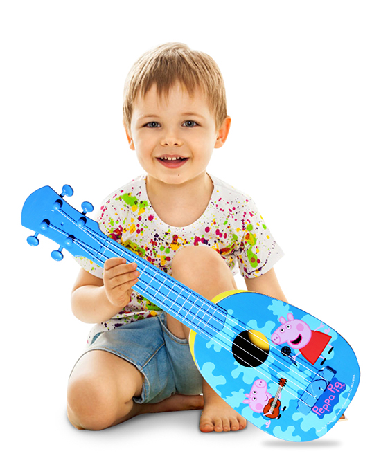 宝贝星玩具粉红小猪佩奇琪尤克里里儿童小吉他代理,样品编号:76325