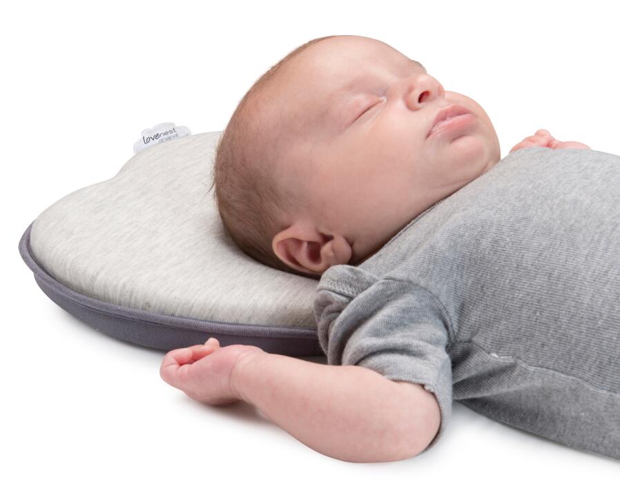 \"嘛哩屋婴儿心型定型枕,产品编号82607\"