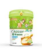 贝天然钙铁锌苹果-有机营养米粉