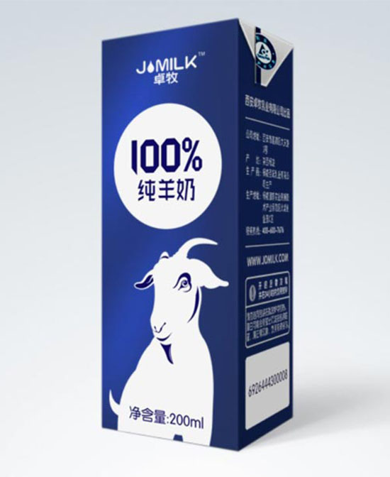 卓牧羊奶100%纯羊奶200ML代理,样品编号:89946