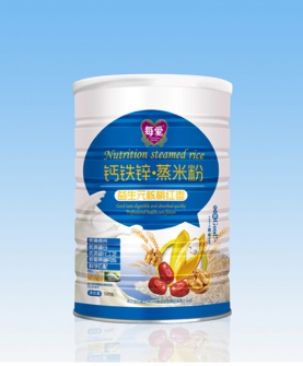 钙铁锌蒸米粉-益生元核桃红枣