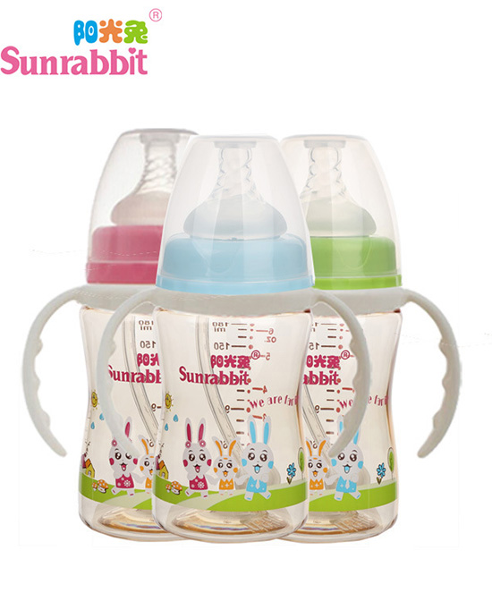 阳光兔奶瓶阳光兔宽口PPSU奶瓶代理,样品编号:88514