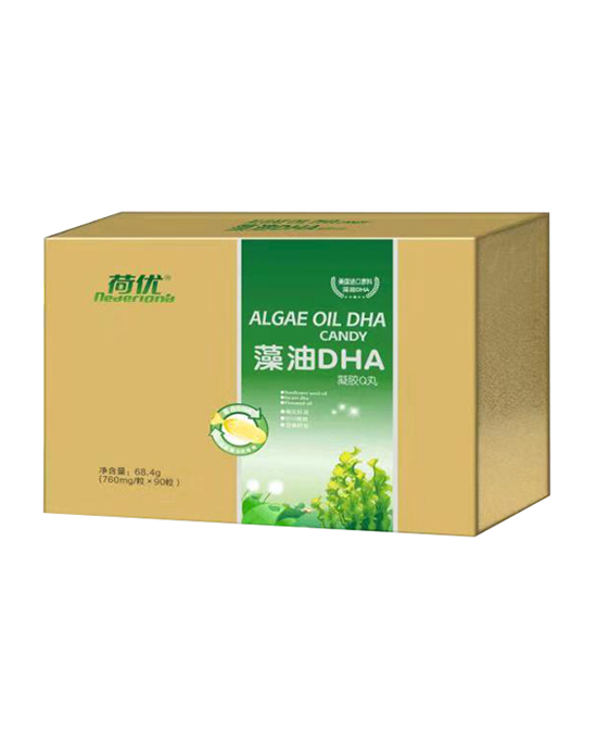 荷优营养品藻油DHA凝胶Q丸代理,样品编号:90571