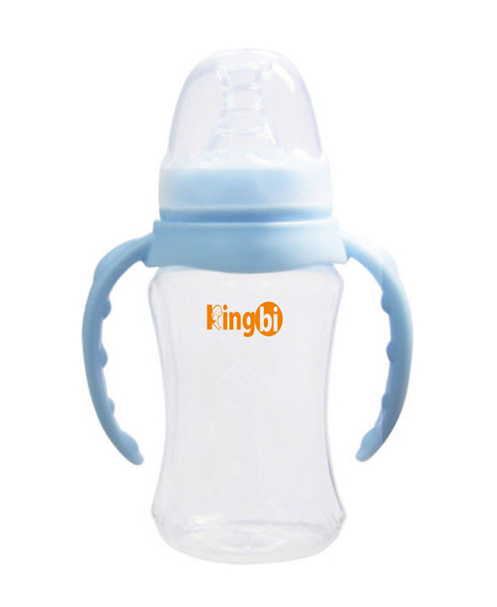健贝奶瓶蓝色标口PP婴儿奶瓶150ml代理,样品编号:90888