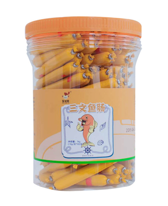 至祯爱小零食三文鱼肠1kg代理,样品编号:90690