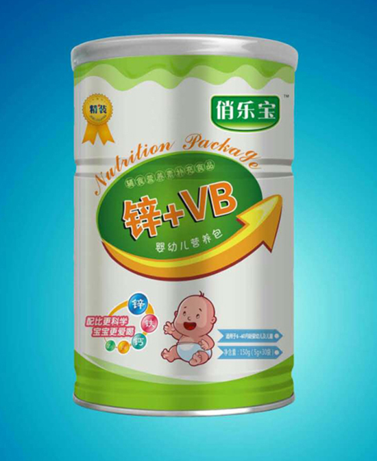 俏乐宝营养品锌+VB婴幼儿营养包代理,样品编号:80695