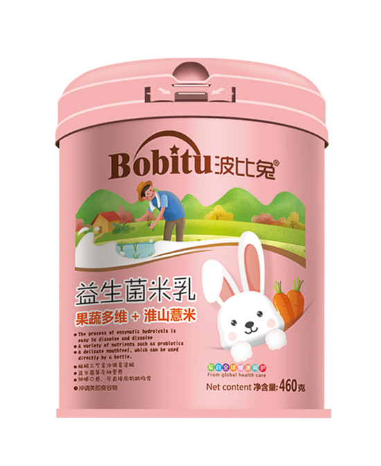 波比兔果蔬多维+淮山薏米益生菌米乳