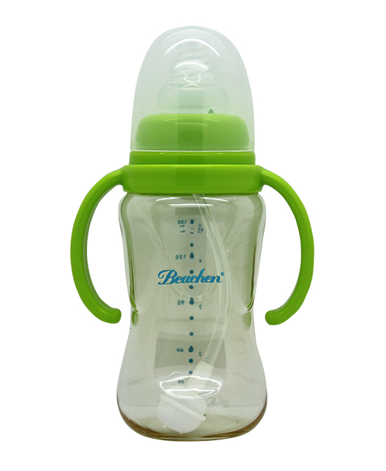 贝臣婴童用品150ml-标口PPSU带手柄自动吸奶瓶代理,样品编号:82025