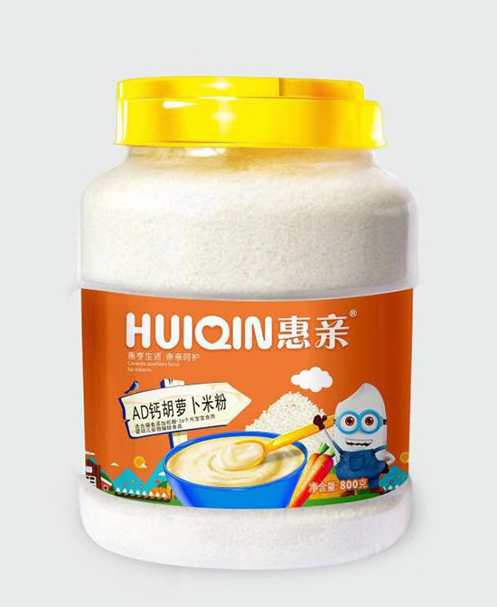 ?惠親輔食AD鈣胡蘿卜米粉代理,樣品編號(hào):85700