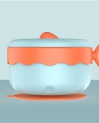 雪卡儿 - sharecaresharecare超级儿童餐具 宝宝注水保温碗吸盘碗儿童碗勺套装