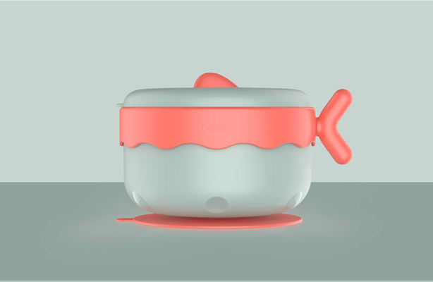 雪卡儿婴童用品sharecare超级儿童餐具 宝宝注水保温碗吸盘碗儿童碗勺套装代理,样品编号:85573