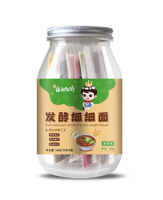 迪利凯特儿童零食发酵细细面-蔬菜味代理,样品编号:97997