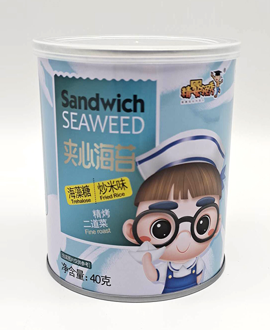 精婴领秀辅食夹心海苔炒米味代理,样品编号:98271