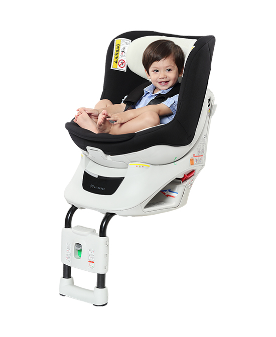 艾乐贝贝新生儿可躺儿童360度可旋转汽车安全座椅