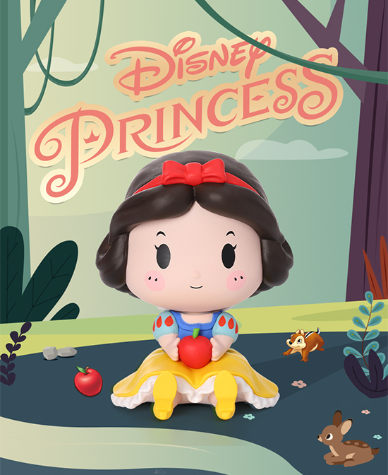 泡泡玛特迪士尼公主坐姿盲盒公仔娃娃摆件