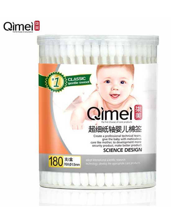柒美卫生巾超细纸轴婴儿棉签代理,样品编号:91812