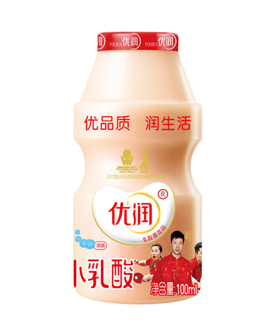 优润乳酸菌饮品 100ml 小乳酸 瓶标