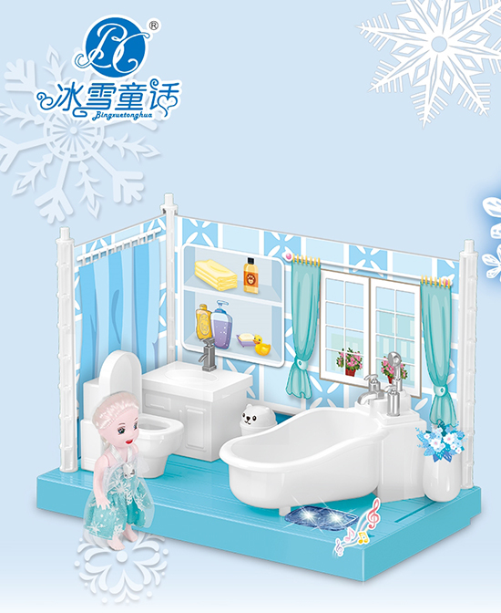 蒙太奇玩具冰雪童话系列冰雪卧室代理,样品编号:92982