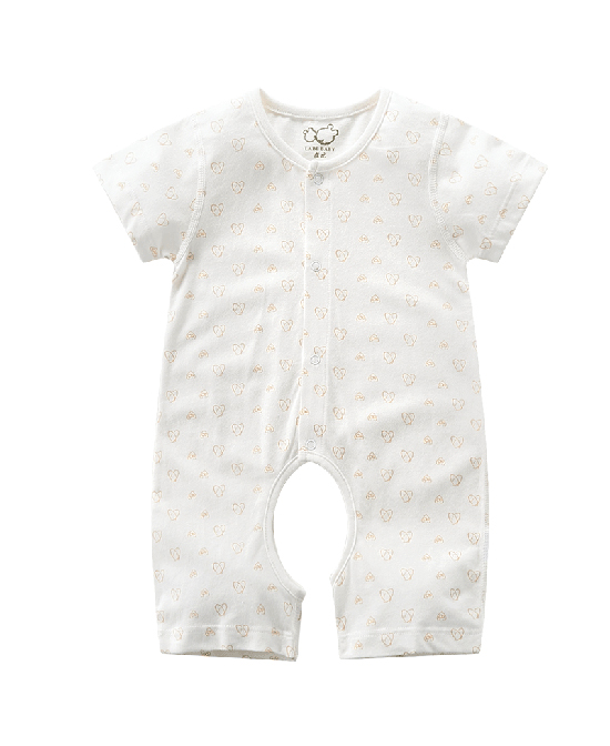 拉比婴幼装2020夏装新品婴儿短袖连体衣代理,样品编号:93683